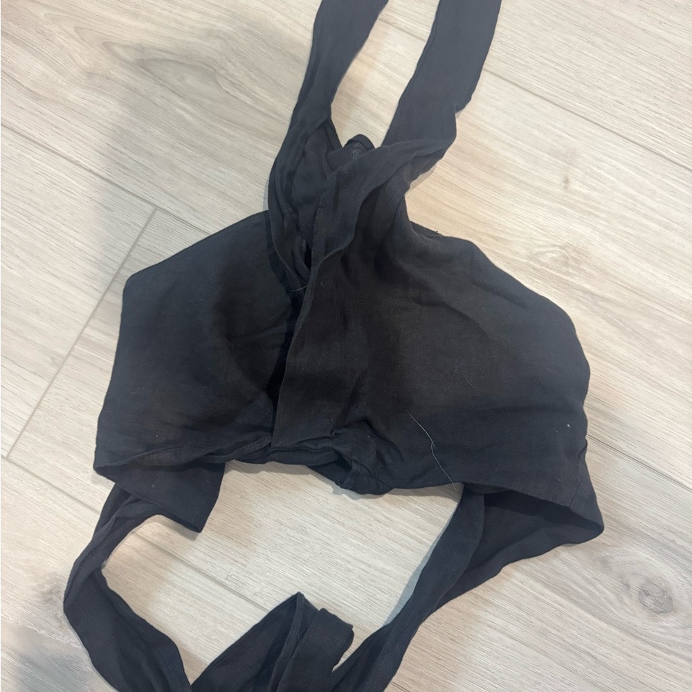 Zara Black Crop Top